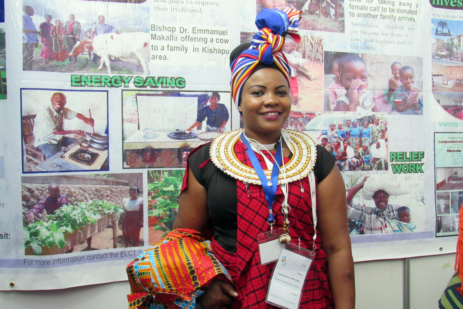 Faustina Nillan Manyangu from Tanzania. Photo: LWF/S. Nalubega