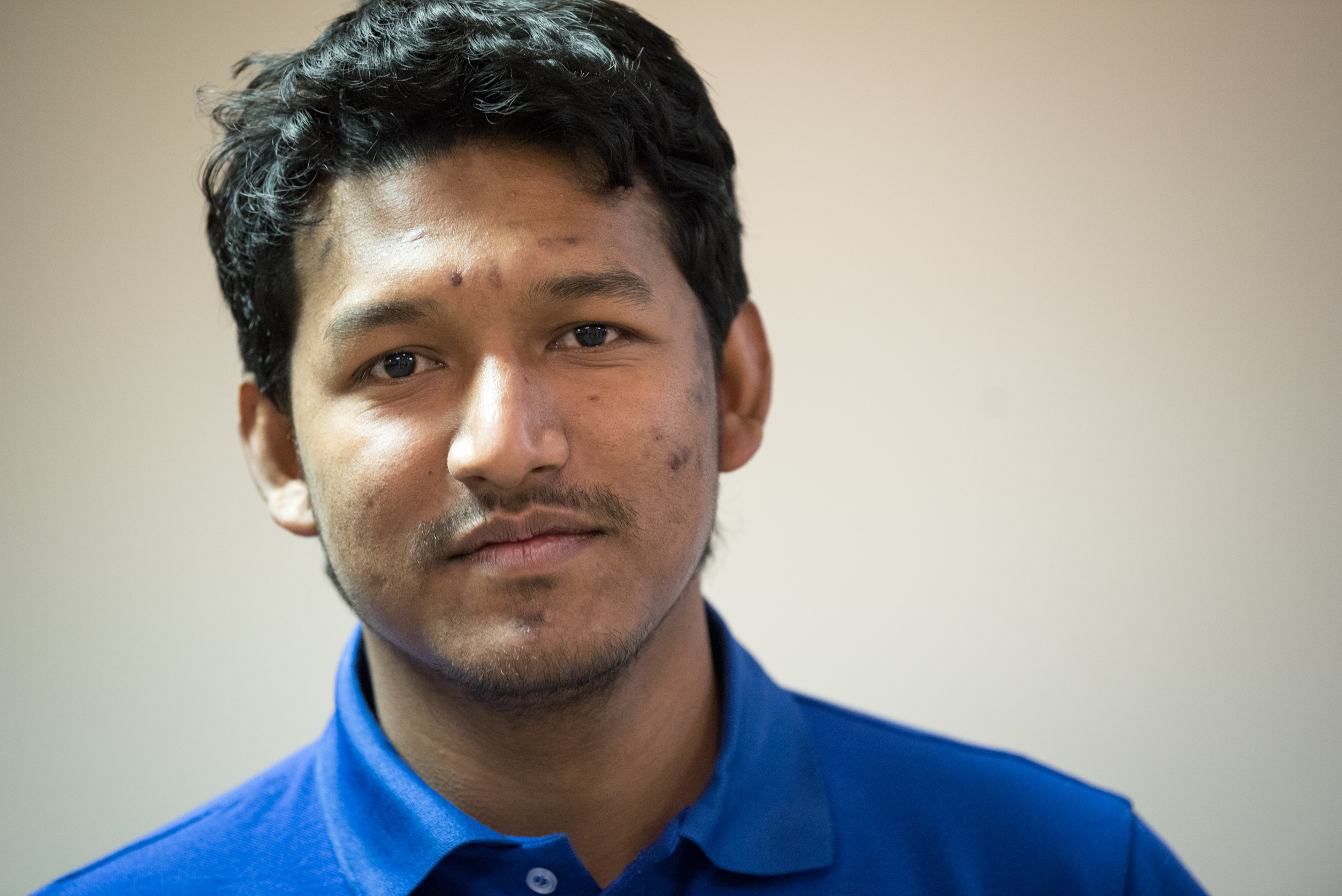 Stephen Barman from the Bangladesh Lutheran Church, a steward at the Lutheran World Federation's Twelfth Assembly. Photo: LWF/Albin Hillert