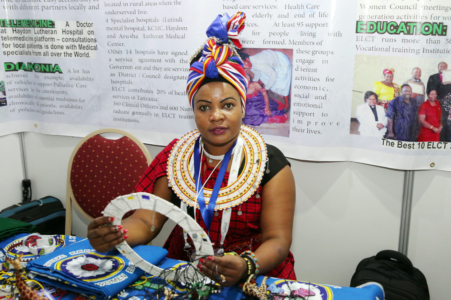 Faustina Nillan from Tanzania fights female genital mutilation. LWF/Dirk-Michael Grötzsch