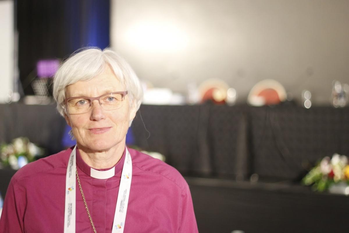 “The connection of proclamation of the gospel and political responsibility for the life of the world, together with the combination of praises sung and testimonies heard, will be cherished,” says Archbishop Antje Jackelén from Sweden. Photo: LWF/Johan Ehrning
