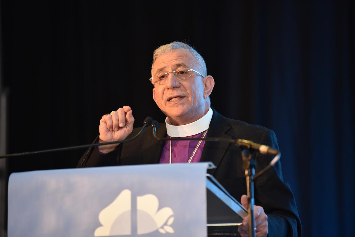 El Presidente de la Federación Luterana Mundial (FLM), el Obispo Dr. Munib A. Younan. Photo: LWF/Albin Hillert 