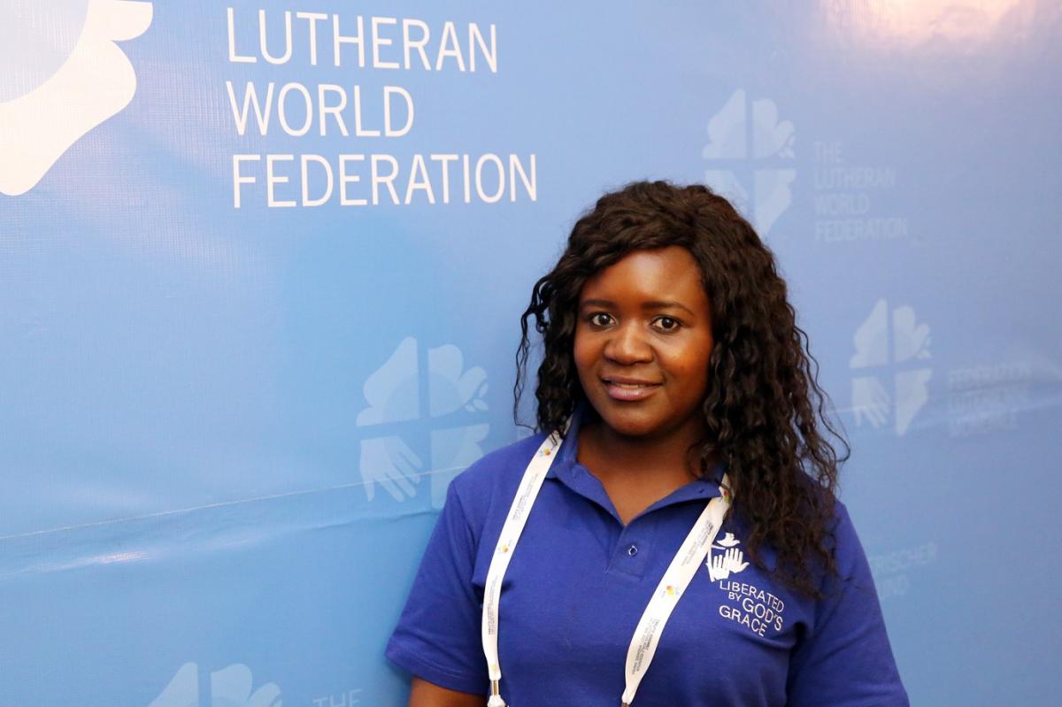  Blessed Lillian Moyo from Zimbabwe: “My mother is a pastor”. LWF/Dirk-Michael Grötzsch