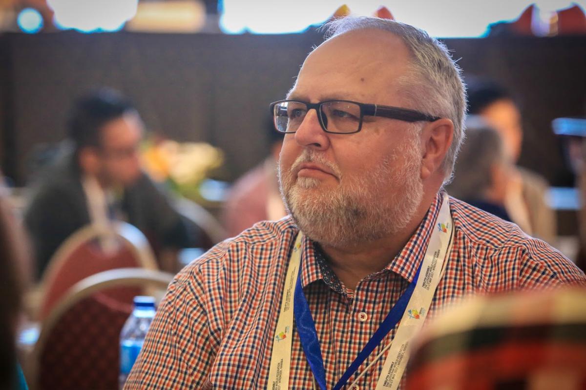 Rev. Larry Kochendorfer from Canada is one of 48 council members appointed by the Twelfth LWF Assembly. Photo: LWF/JC Valeriano