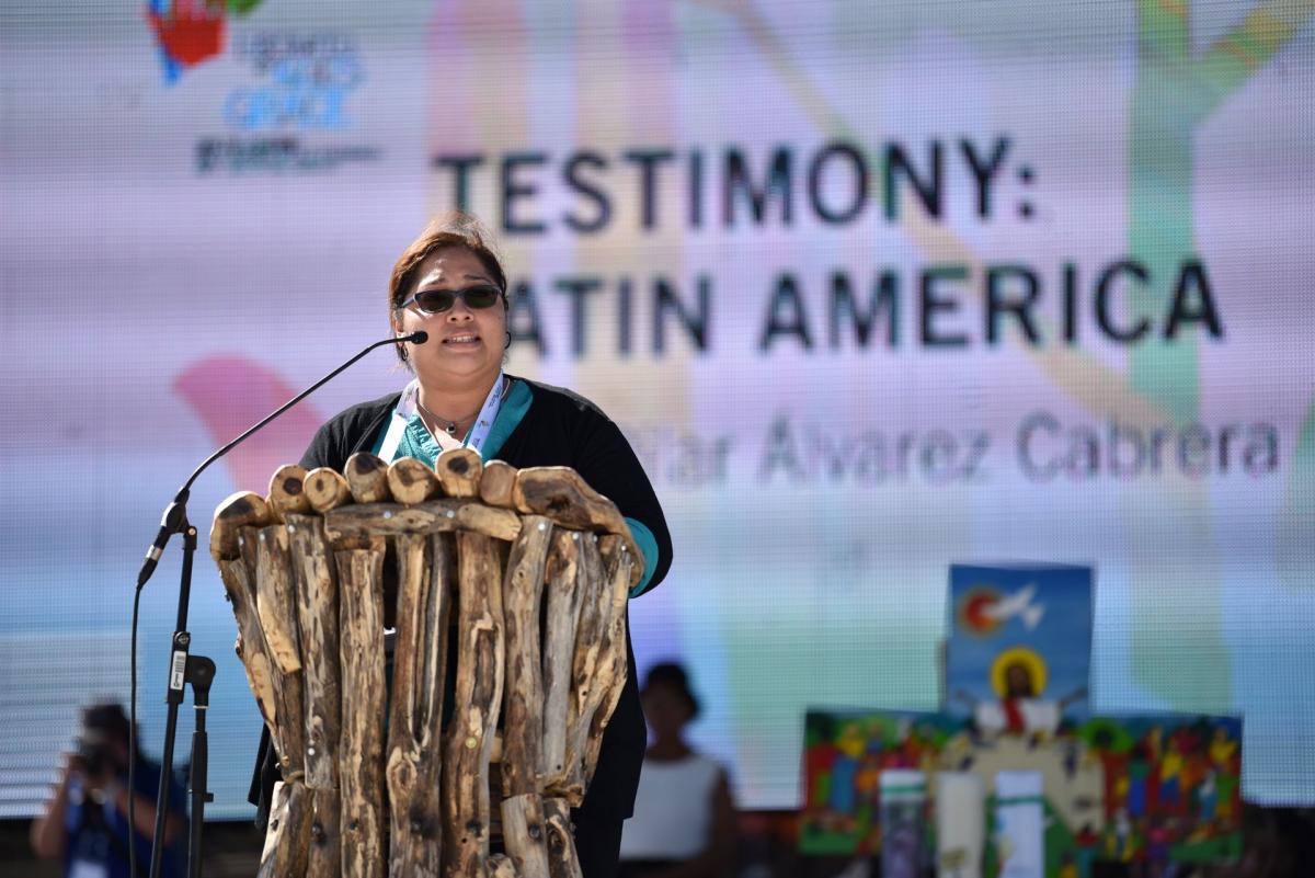  Testimonio del Pastor José Pilar Álvarez, de Guatemala, en voz de Geraldina Álvarez Rocha. Photo: FLM/Albin Hillert