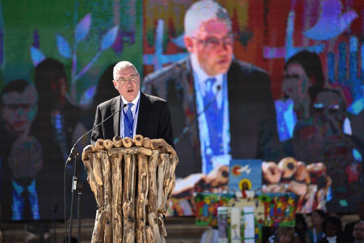 “Not all missionary effort bring the Gospel of liberation,” declared Robert Granke in Windhoek. Photo: LWF/Albin Hilert