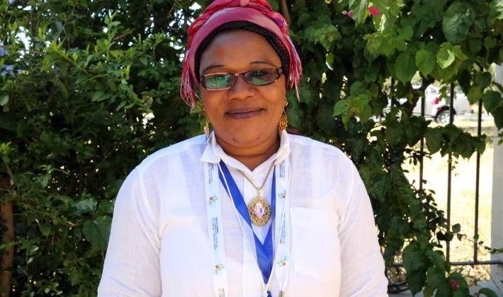 Rev Dr Jeannette Ada Maina, de l’Eglise Evangélique Luthérienne du Cameroun. Photo: FLM/David Adjia
